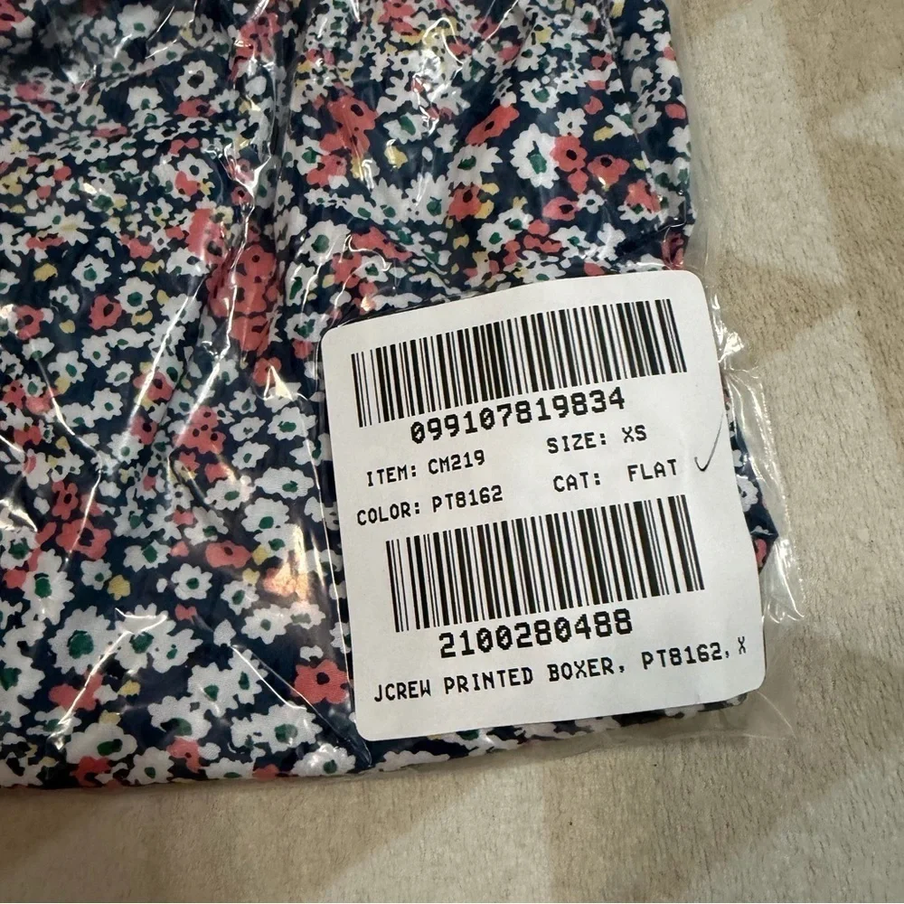 J crew printed boxers Sunhill Floral Blue Mul